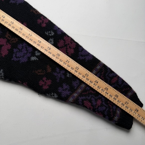 Vintage Laura Ashley 100% Wool Floral Sweater Made in Scotland S/M Cottagecore - Picture 6 of 10